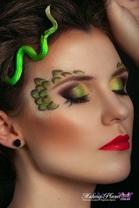 Profesia de profesor de make-up artist-imagine