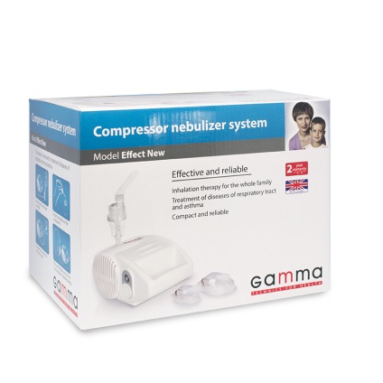 Tratarea unei friguri de către un inhalator compresor gamma, nebulizator