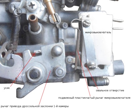 Micro-comutator pentru ozonul carburatorului epocii