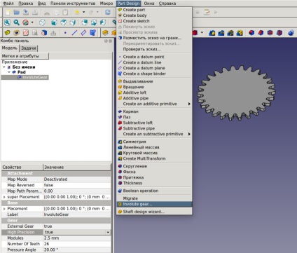 Modellezés freecad