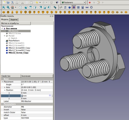 Modellezés freecad