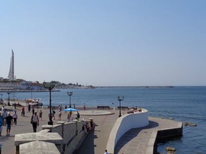 Quay de Sevastopol, Crimeea descriere, fotografie, unde este pe hartă, cum să ajungi la hotel