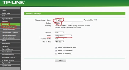 Configurarea routerului tp-link tl wr743nd - rețea de navigație justlan