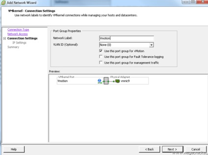 Setarea vmotion pe esxi - notează pentru diferite ocazii