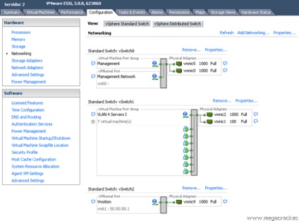 Configurarea vmotion pe esxi - notează pentru diferite ocazii