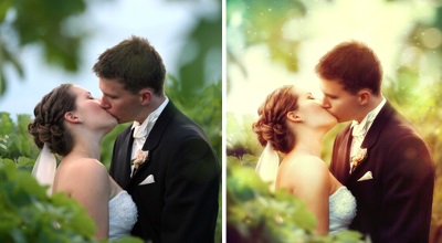 Feldolgozás esküvői photoshop képek retusálás esküvői fényképek online