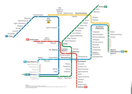 Transportul public în Atena