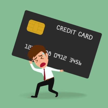 Plata obligatorie prin cardul de credit a exemplelor de calcul ale băncii de economii