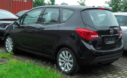 Unul dintre cele mai moderne minivane - este un Opel Meriva