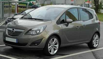 Unul dintre cele mai moderne minivane - este un Opel Meriva