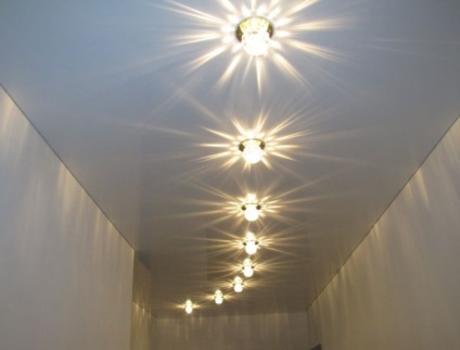 Iluminatul pe coridor - cum se face (60 de fotografii de idei)