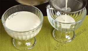 Panna cotta recept egy fotó