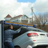 Transportul auto într-un container