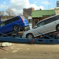 Transportul auto într-un container