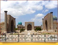 Piața Registan din Samarkand