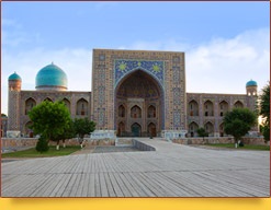 Piața Registan din Samarkand