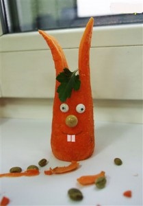 Artizanat de la morcovi proprii
