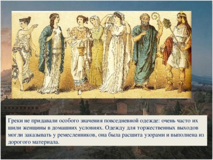 Viața de zi cu zi a vechilor greci - istorie, prezentări