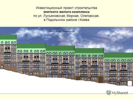 Prezentarea proiectului de investiții pentru construirea unei clădiri rezidențiale în România