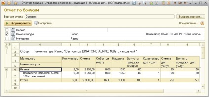 Modalități diferite de calculare a salariilor managerilor în managementul comerțului 1c 8