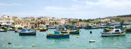 Fishermans Village din Marsachlok în Malta