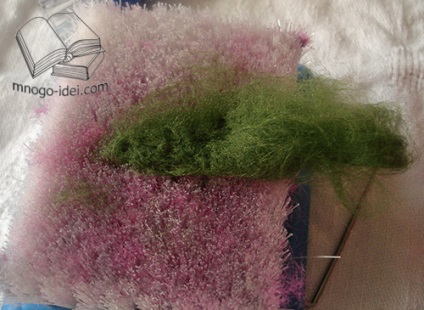 Rose gyapjú (gyapjú) Rose gyapjúból készült