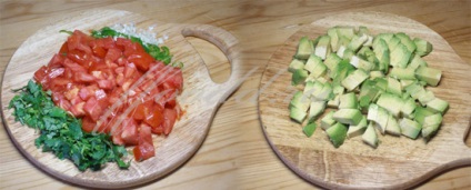 Salată de avocado cu roșii
