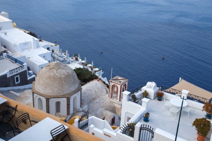 Santorini în noiembrie - sub puterea sa