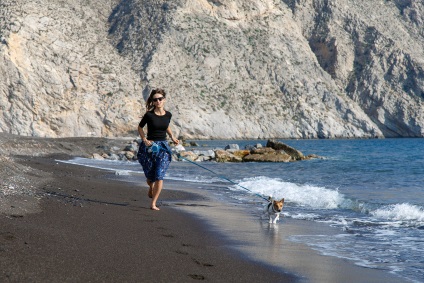 Santorini în noiembrie - sub puterea sa