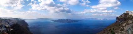 Santorini în noiembrie - sub puterea sa