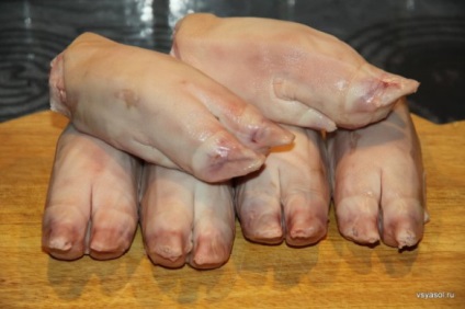 Sud, sau picioarele de porc marinate - toate sare - culinar blog cormoran olga