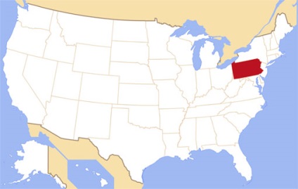 Statul Pennsylvania, SUA - Statele Unite ale Americii