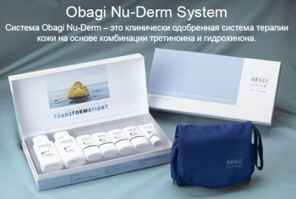 Sistemul obagi nu-derm, edita clinica cue