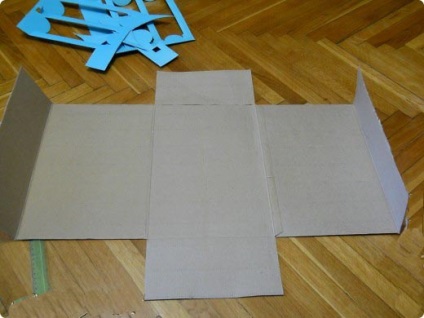 Scrapbooking mezőbe esküvő - a mester osztály ajándék doboz papír saját kezűleg