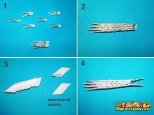 Elephant origami fotó és videó tanulságokat és moduláris szerelvény slasicheskoy