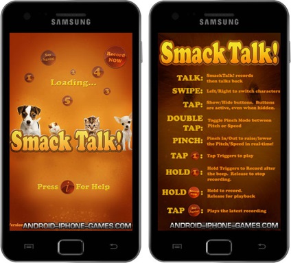 Smack talk - dă-ți un zâmbet! Aplicații pentru Android