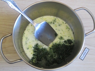 Sosul cu spanac - rețetă pas cu pas cu fotografie cum să gătești
