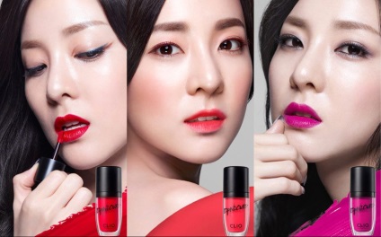 Modern trendek make-up Koreában, lunifera