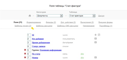 Creați un document de șablon bazat pe sistemul excel - crm