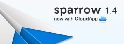 Sparrow este un client de mail care este convenabil de utilizat