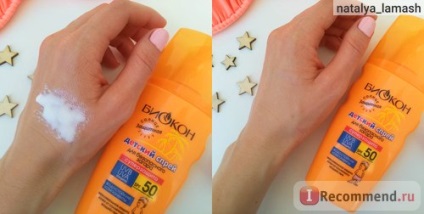 Spray barnulás biztonságos Biocon gyermekek superzaschita SPF 50 - „Egy mindenkiért! baba