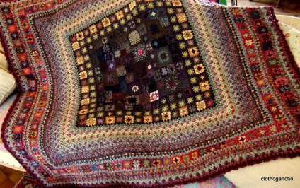 Stil - afgan - în tricotat sau tricotat afgan