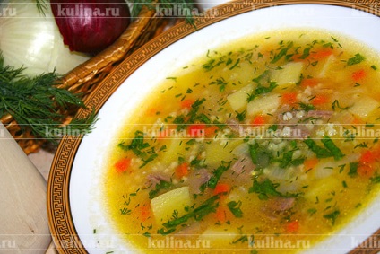 Soup kulesh - rețetă cu fotografie de la