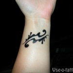 Tatuaj zodiac semn Valoare Varsator, fotografie si schite