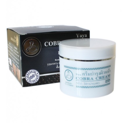 Crema de față creată pe bază de venin de șarpe de la yaya cobra 100 ml