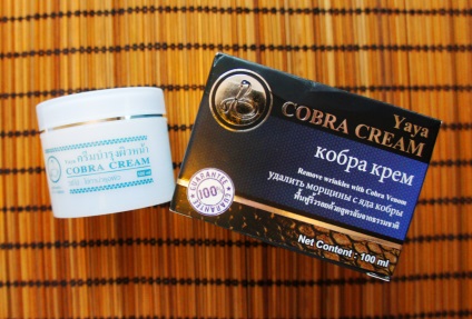 Crema de față creată pe bază de venin de șarpe de la yaya cobra 100 ml