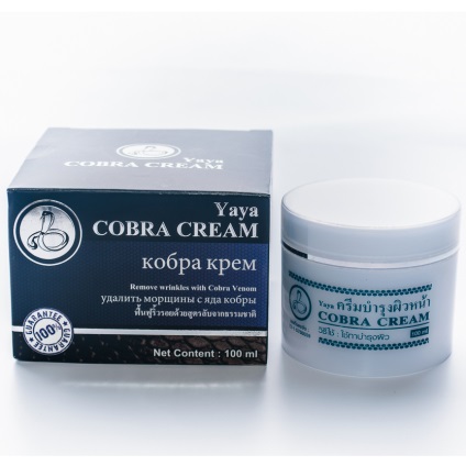 Crema de față creată pe bază de venin de șarpe de la yaya cobra 100 ml