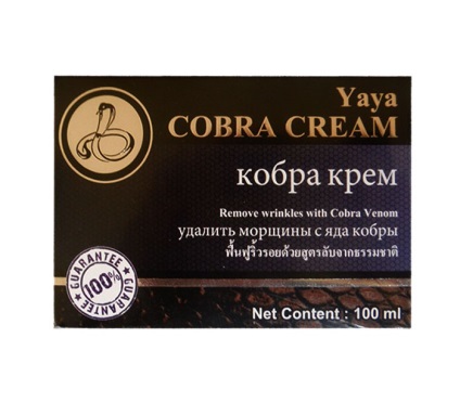 Crema de față creată pe bază de venin de șarpe de la yaya cobra 100 ml