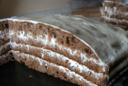 Cake „néger a hab” recept és fotó a honlapon szól desszertek