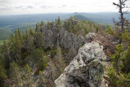 Localurile turistice din Bashkortostan - Aigir și stâncile de pe creasta karatașului